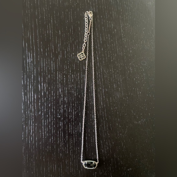 Kendra Scott Silver Elisa Pendant Necklace - Picture 2 of 4